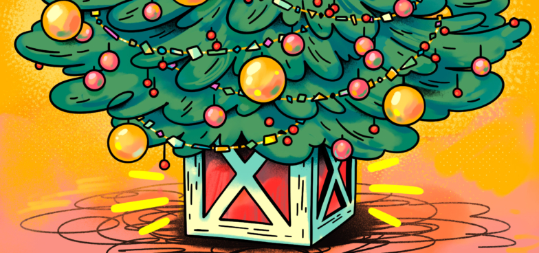 Подставка для новогодней ёлки своими руками